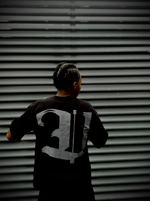 Midnight Grey On Black Chaos Tee