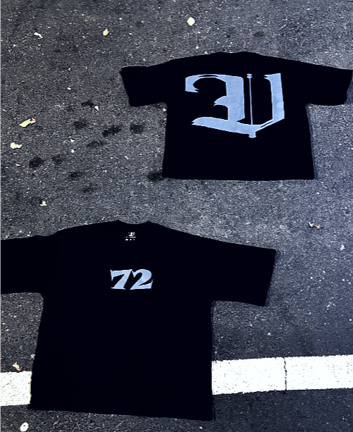 Midnight Grey On Black Chaos Tee