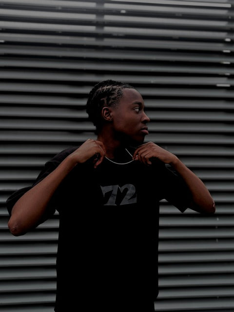 Midnight Grey On Black Chaos Tee